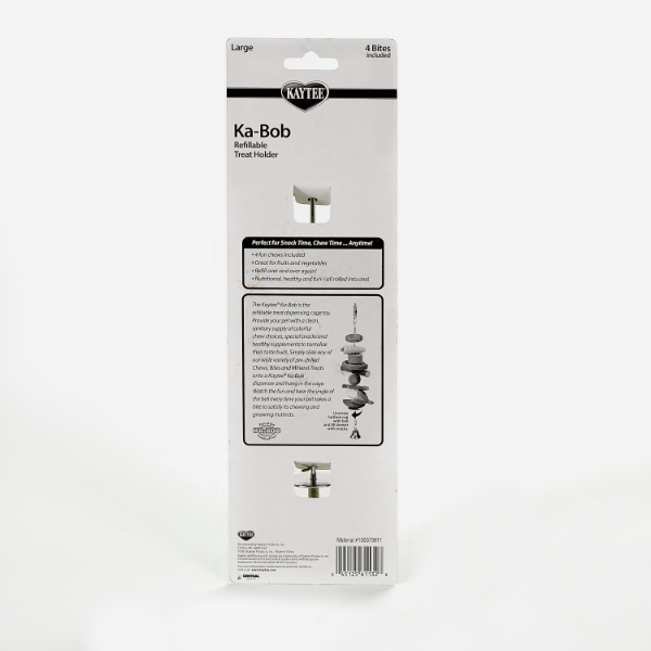 Kaytee Ka-Bob Large-Sized Refillable Chew Toy for Small Pets