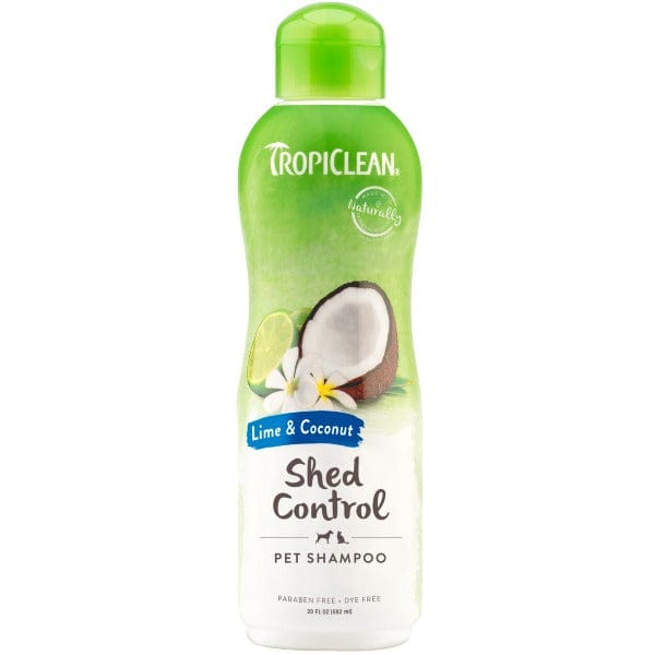 Tropiclean Lime & Coconut Anti - Shedding Shampoo for Dogs and Cats