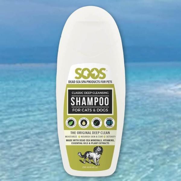 Soos Pets Premium Natural Deep - Cleansing Shampoo for Cats and Dogs