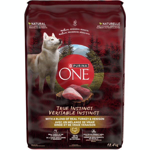 Purina ONE True Instinct Premium Dry Dog Food with a Blend of Real Turkey and Venison