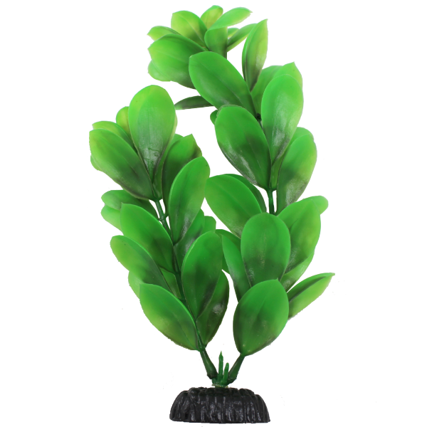Green Bacopa Style Plastic Fish Gear Aquarium Decorative Plants (Set of 8)