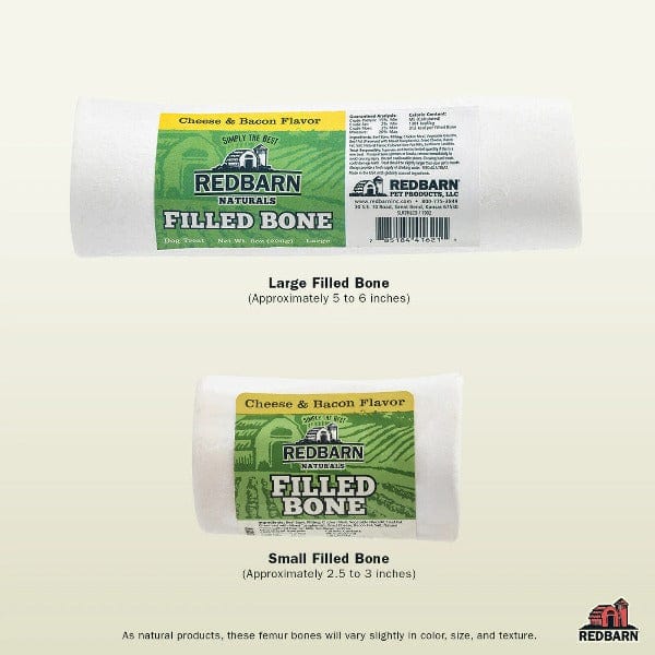 RedBarn Natural Cheese & Bacon Filled Dog Chew Bones