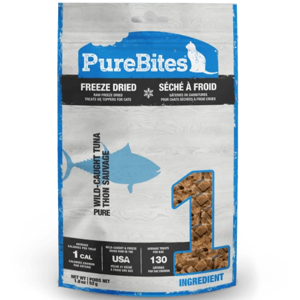 PureBites Freeze - Dried Premium Wild Tuna Treats for Cats