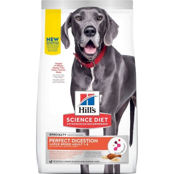 Hill's Science Diet 22lb Dry Dog Food with Chicken for Adult Large Breeds, Ideal for Digestion