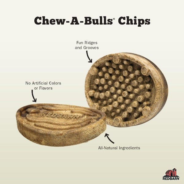 RedBarn Single Chew-A-Bulls Chip Dog Treat for Daily Oral Care