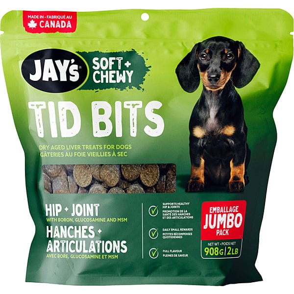 Jay's Gourmet Soft and Chewy Liver Dog Treats for Hip & Joint Health