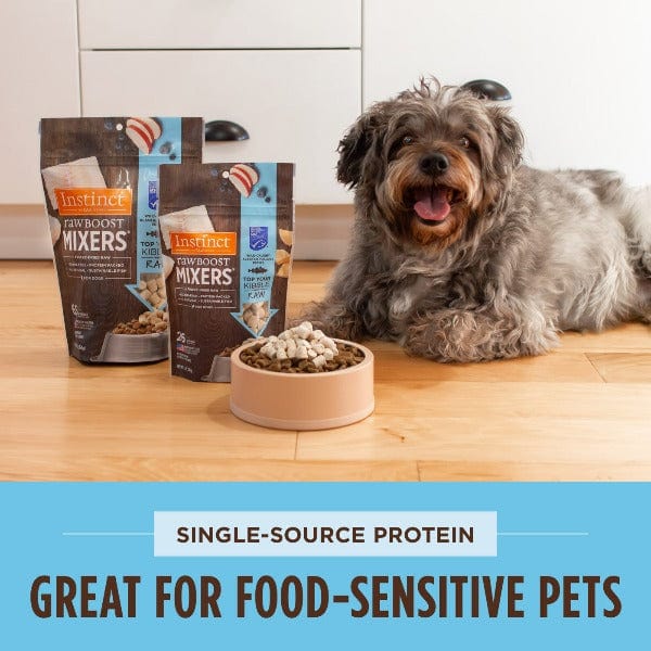 Instinct Raw Boost Mixers Premium Dog Food Topper with Wild-Caught Alaskan Pollock Recipe, 5-Ounce Package