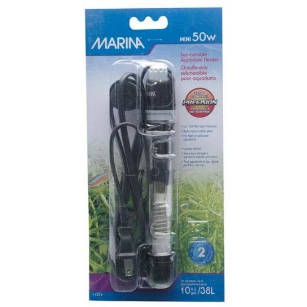 Mini and Durable Marina Submersible Aquarium Heater for Small Tanks