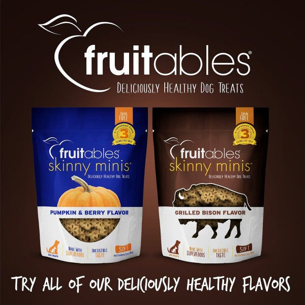 Fruitables Low - Calorie Mini Grilled Bison - Flavored Dog Training Treats