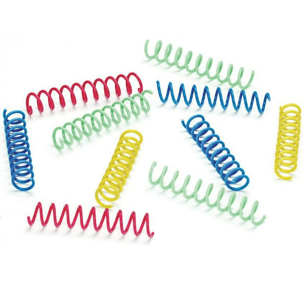 Colorful Spotty Springs Cat Toy - Thin and Bouncy for Endless Feline Fun