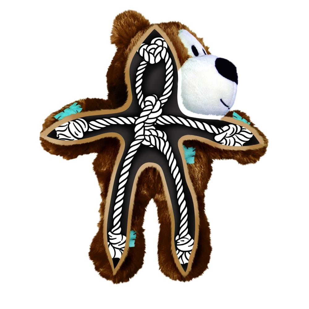 KONG Durable and Squeaky Wild Knots Bear Dog Toys