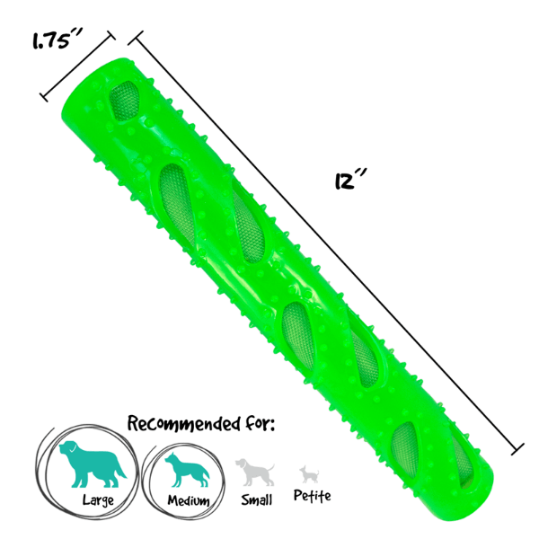 Gnawsome Interactive Crinkle Stick Dog Toy for Medium and Large Dogs