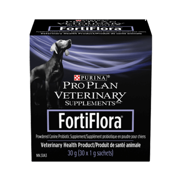 Purina Pro Plan Veterinary FortiFlora Powdered Probiotic Supplements for Dogs - Premium Digestive Health Support