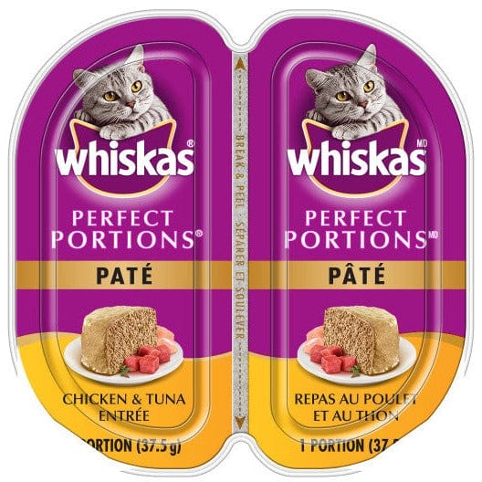 Whiskas Single - Serve Perfect Portions Chicken & Tuna Pâté Wet Cat Food