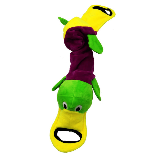 Soft and Durable Tender-tuffs Platypus Plush Interactive Tug Dog Toy for Fetch and Tug-of-War