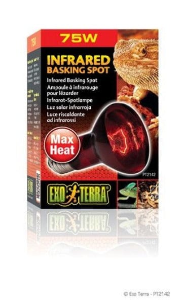 Exo Terra Infrared Basking Spot Lamp - Ideal Heating Solution for Terrariums