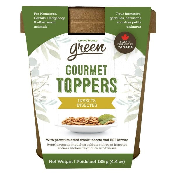 Living World Green Gourmet Insect Toppers for Small Pets