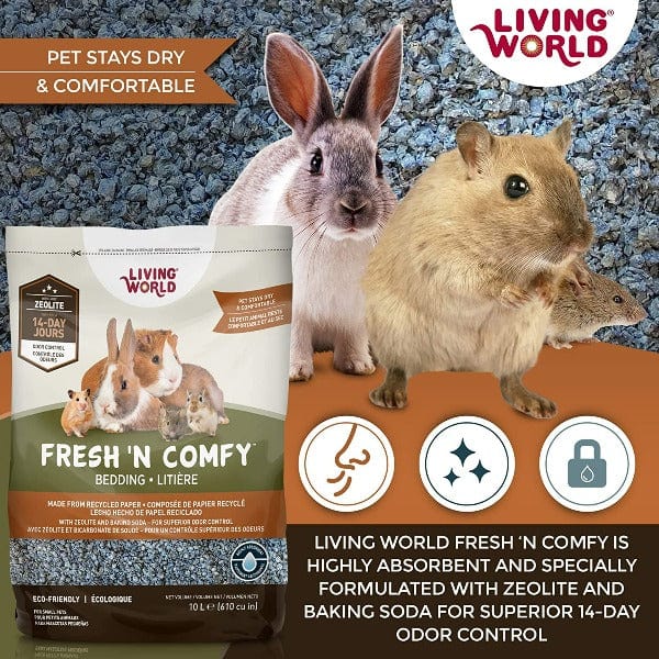 Living World Blue Fresh and Cozy Bedding for Small Pets