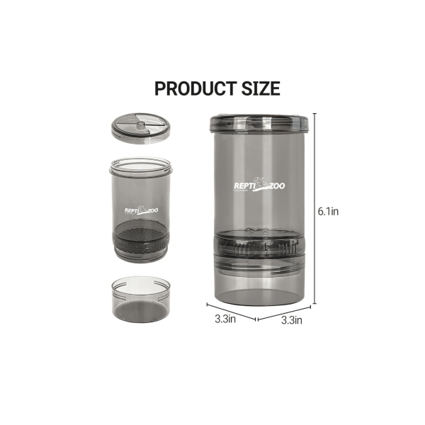 Reptizoo High - Efficiency Reptile Cricket and Powder Blender