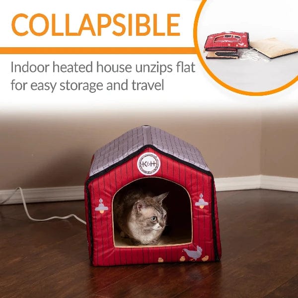 K&H Cozy Thermo Indoor Pet House for Small Dogs and Cats