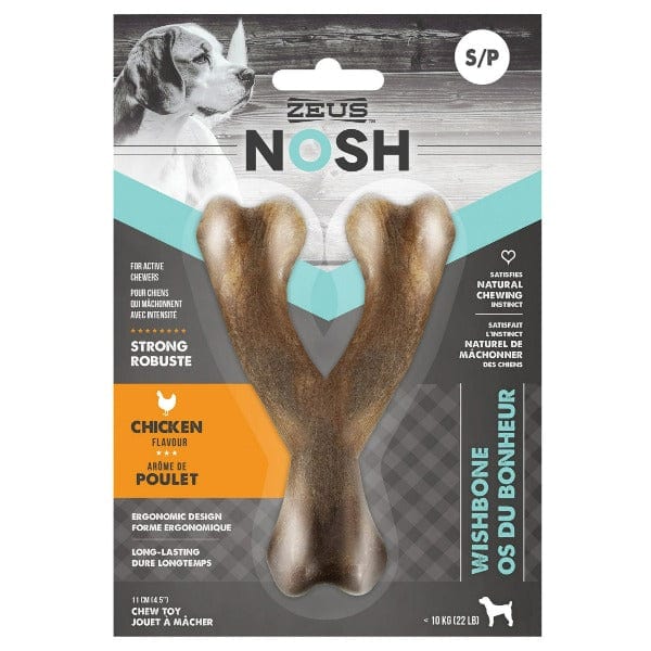 Zeus Strong Chicken NOSH Wishbone Chew Toy for Active Dogs