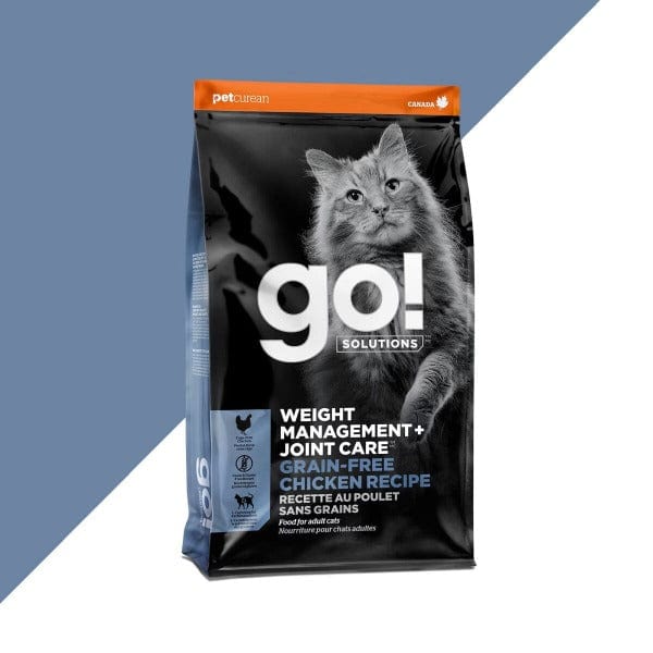 Premium Grain-Free Dry Cat Food for Weight Management and Joint Care with Chicken Recipe, 8 lb Package