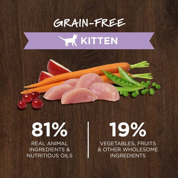 Instinct Original Premium Dry Kitten Food with Real Cage - free Chicken, 4.5 - pound Package