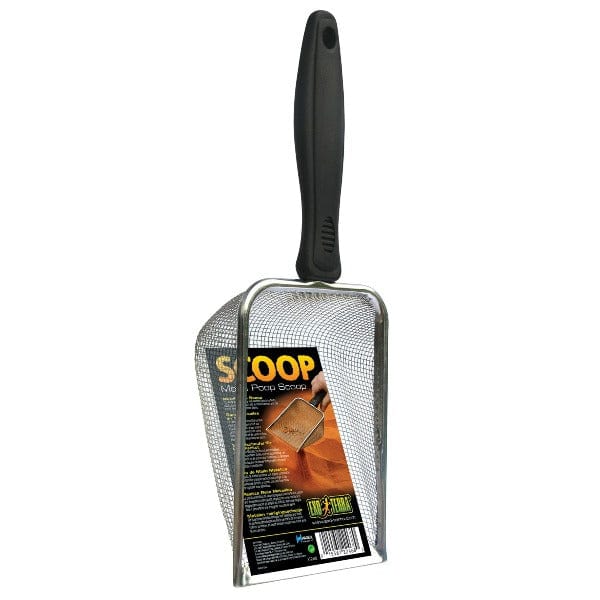 Exo Terra Comfort - Grip Durable Metal Reptile Poop Cleaning Scoop