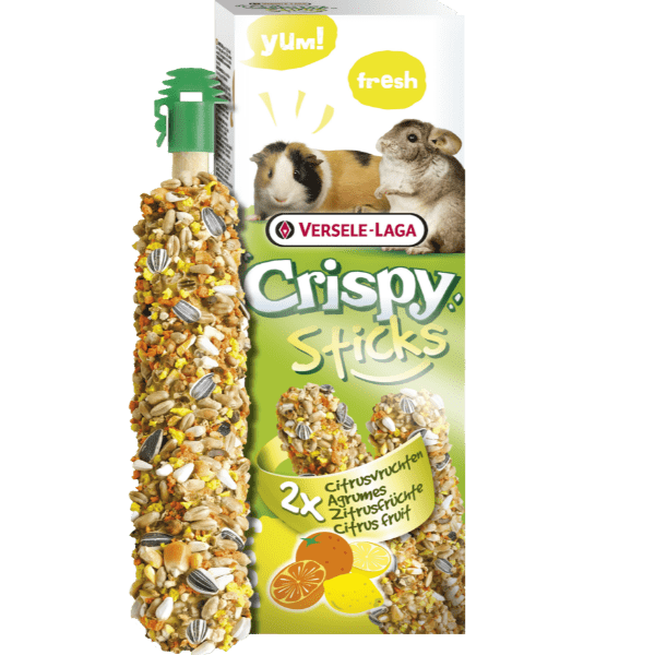 Versele-Laga Oven-Baked Crispy Citrus Flavored Sticks for Guinea Pigs & Chinchillas