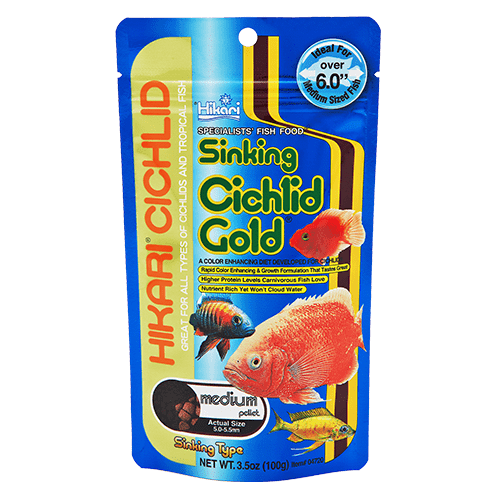 Hikari Tropical Sinking Pellets for Cichlids and Larger Tropical Fish - Color Enhancing Diet