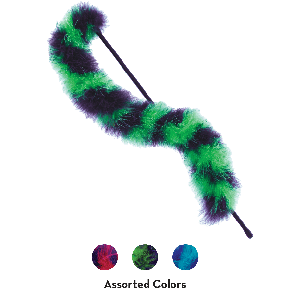 KONG Twisted Active Boa Teaser - Ideal Cat Toy for Hunting Instincts