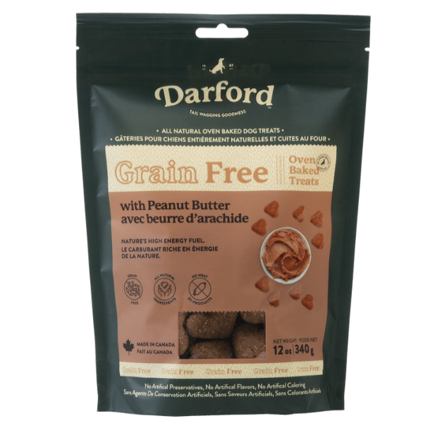Darford Premium Grain-Free Oven-Baked Dog Treats with Peanut Butter Recipe