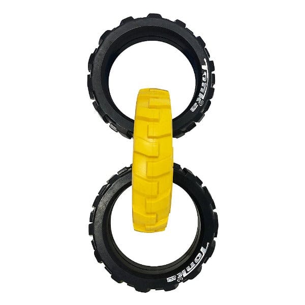 Tonka Heavy - Duty 3 - Ring Tug Toy for Energetic Dogs
