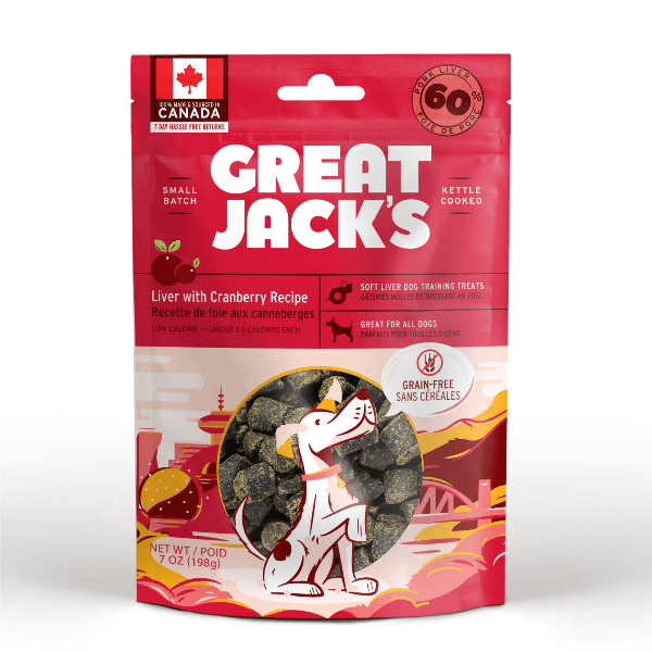 Great Jack's Healthy Dog Training Treats: Liver with Cranberry Recipe