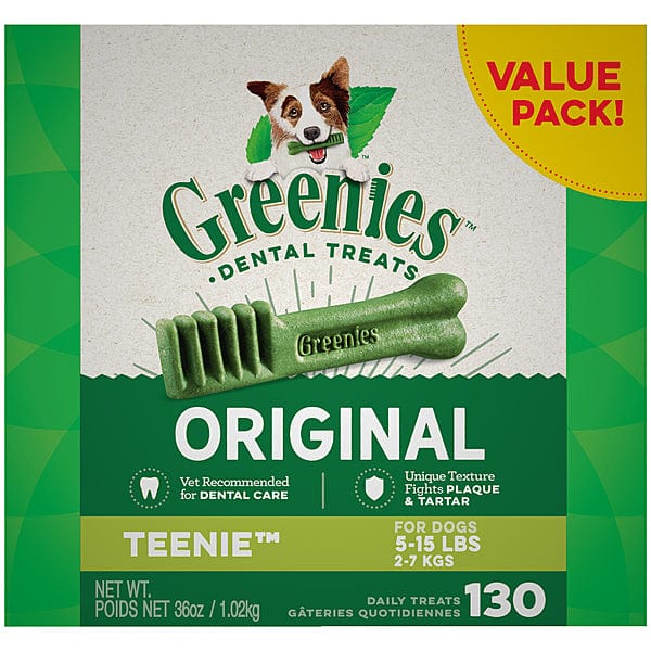 Greenies Teenie Original Flavor Dental Treats for Small Dogs