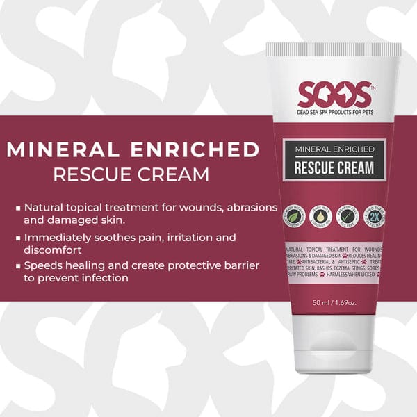Soos Pets Advanced Mineral - Enriched Rescue Cream for Dogs and Cats