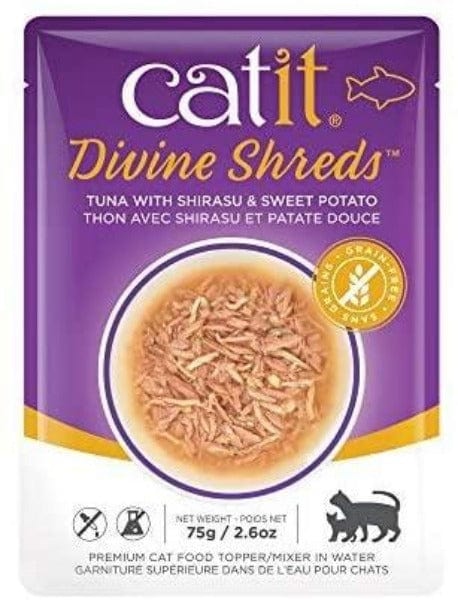 Catit Multipack Tuna Divine Shreds - Premium Cat Food Topper