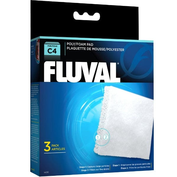 Fluval C Series High - Efficiency Poly/Foam Filter Pad 3 - Pack