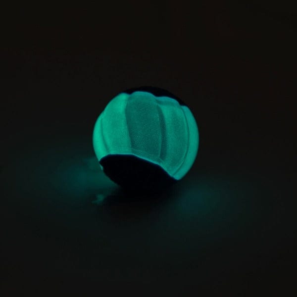 Large 2-Pack Glow-in-the-Dark Zeus Duo Ball Toy with Squeaker