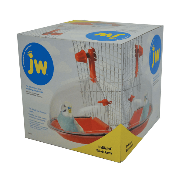 JW Insight Pet Bird Bathing Container for Small and Medium Caged Birds