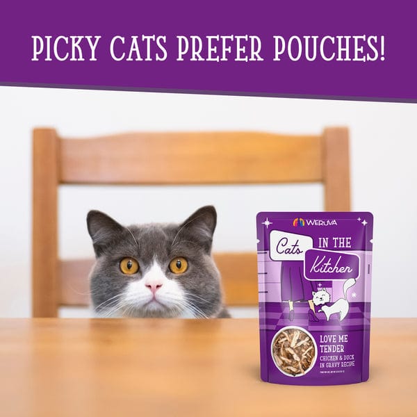 Love Me Tender Pouch Cat Food with Kitchen - Inspired Delights