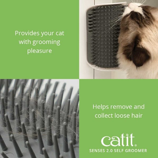 Catit Senses 2.0 Automatic Self - Grooming Brush for Cats
