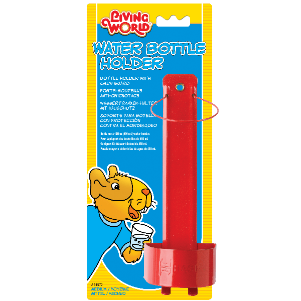 Living World Rust - Resistant Metal Water Bottle Holder for Small Pets