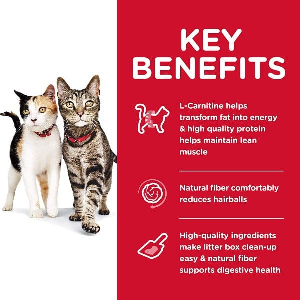 Hill's Science Diet Adult Dry Cat Food with Chicken for Multiple Benefits
