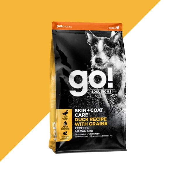 Go! Solutions Grain-Included Dry Dog Food with Duck for Skin & Coat Care