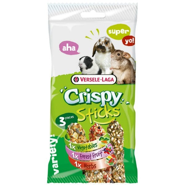 Versele-Laga Assorted Pack of Oven-Baked Crispy Sticks for Herbivore Pets