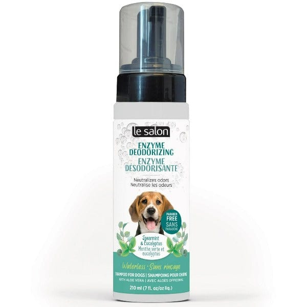 Le Salon All - Natural Enzyme Deodorizing Waterless Dog Shampoo for a Fresh and Clean Canine Coat