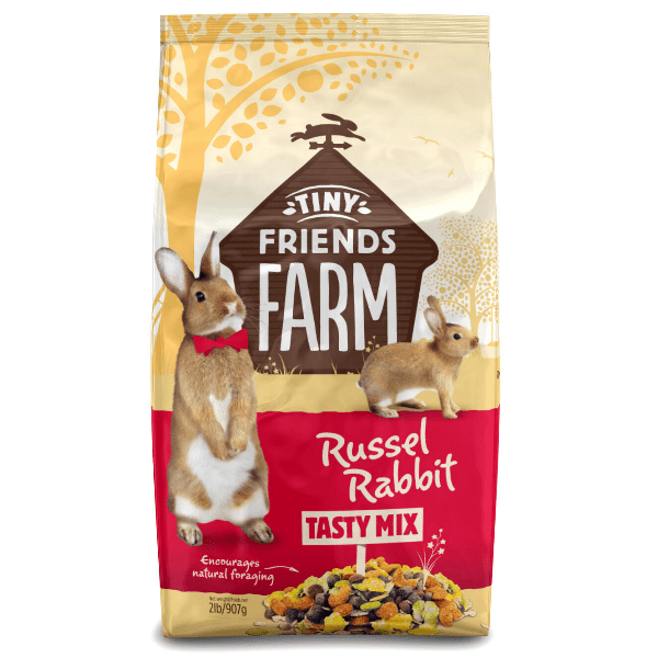 Tiny Friends Farm Nutritious Tasty Mix for Russel Rabbits - Ideal Food for Adult Rabbits