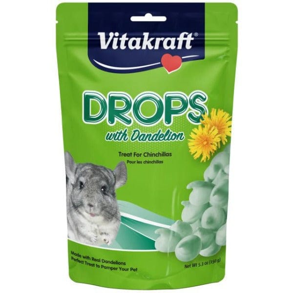Vitakraft Premium Dandelion-Flavored Yogurt Drops Chinchilla Treats - A Nutritious Snack for Your Furry Friend