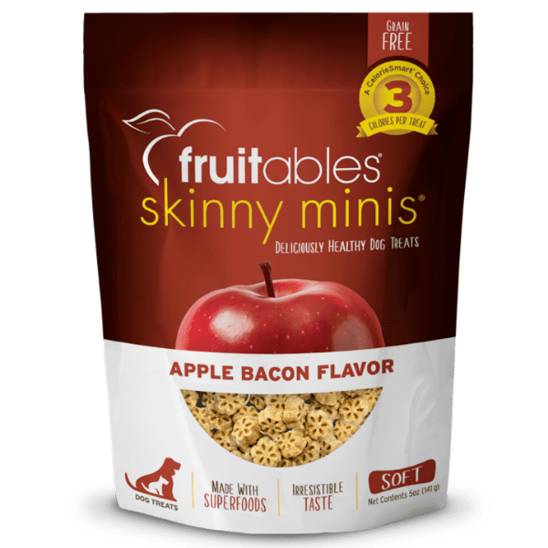 Fruitables Low - Calorie Mini Apple Bacon Flavor Dog Training Treats